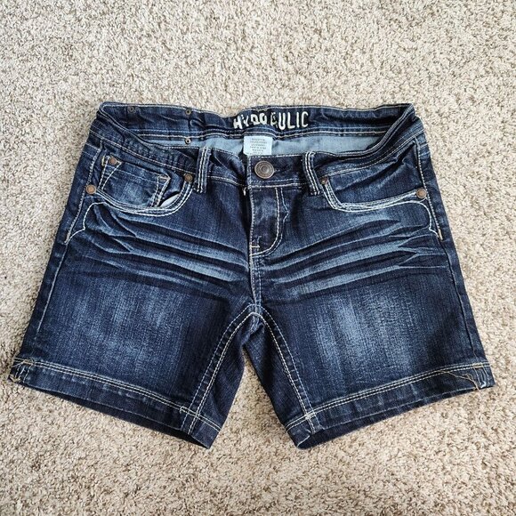 4/$25 Hydraulic 5" Inseam Denim Shorts - Picture 1 of 4